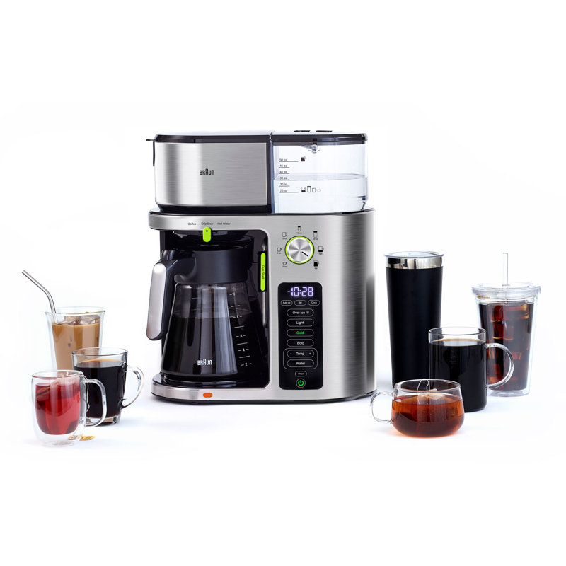Braun MultiServe 10Cup SCA Certified Coffee Maker with Internal Water